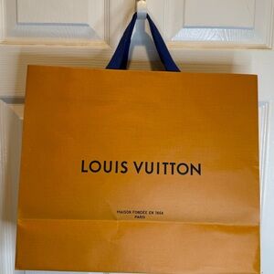 LOUIS VUITTON LARGE SHOPPING BAG 13.25” X 15.75” X 6.25”